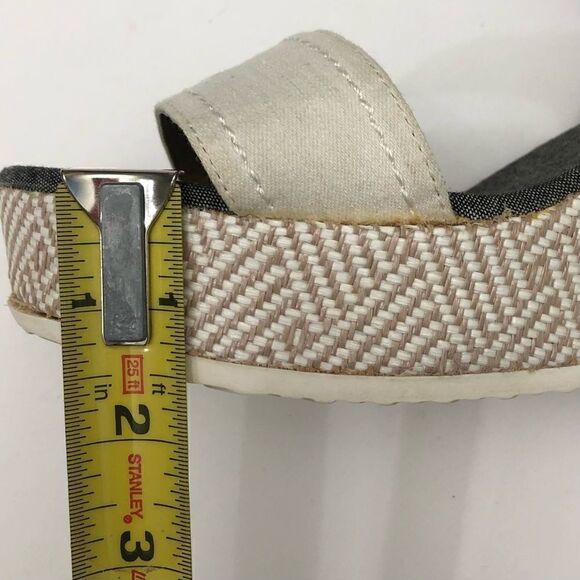 Wedge Sexy Peep Toe Platform Buckle Sandals Sz 9 - Picture 7 of 8